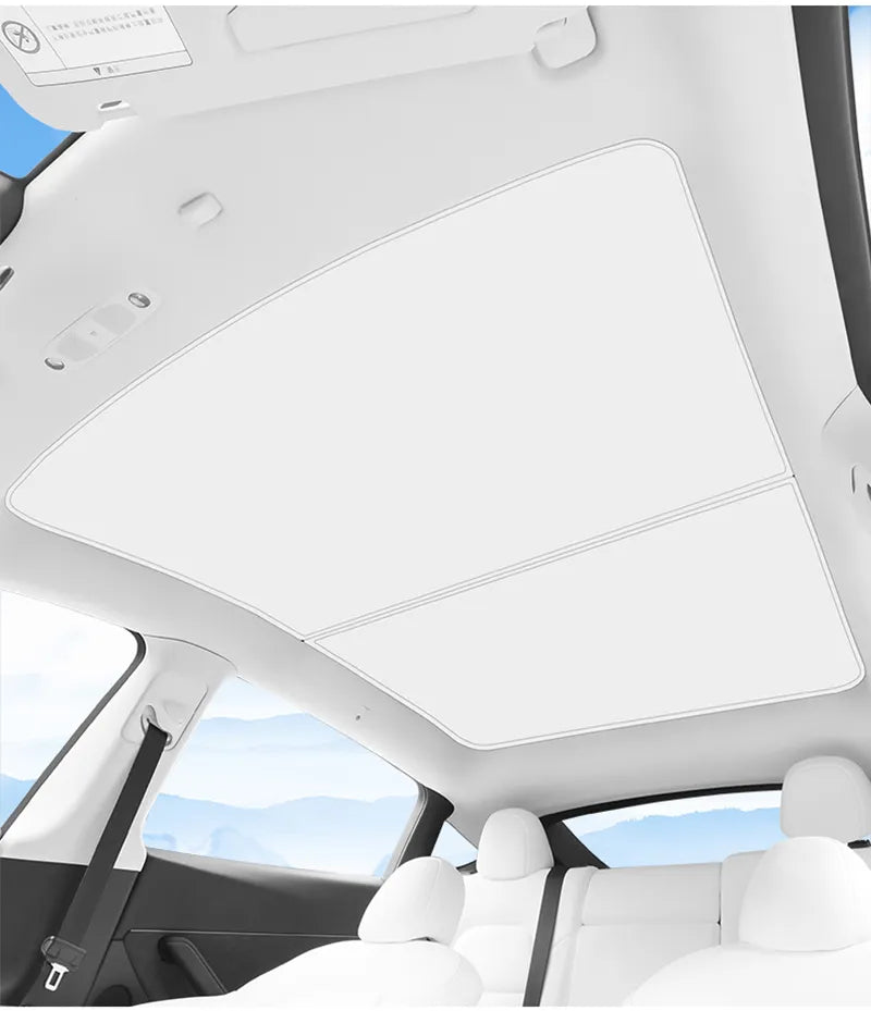 EV Motion Panorama Dach Sonnenschutz / Sonnenblenden Schutz für Tesla Model 3 / Y / Highland
