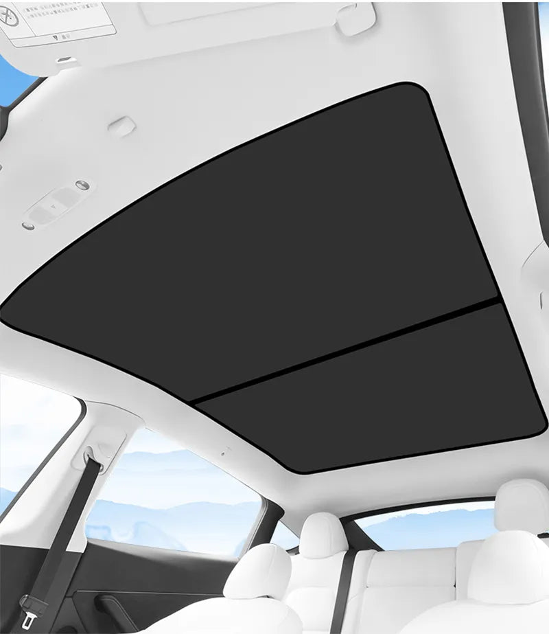 EV Motion Panorama Dach Sonnenschutz / Sonnenblenden Schutz für Tesla Model 3 / Y / Highland