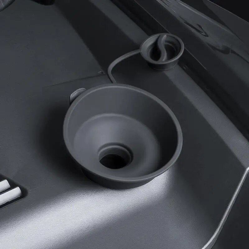 EV Motion Silikon Wischwasser Flüssigkeit Trichter Schutz mit Deckel passend für Tesla Model S / 3 / X / Y