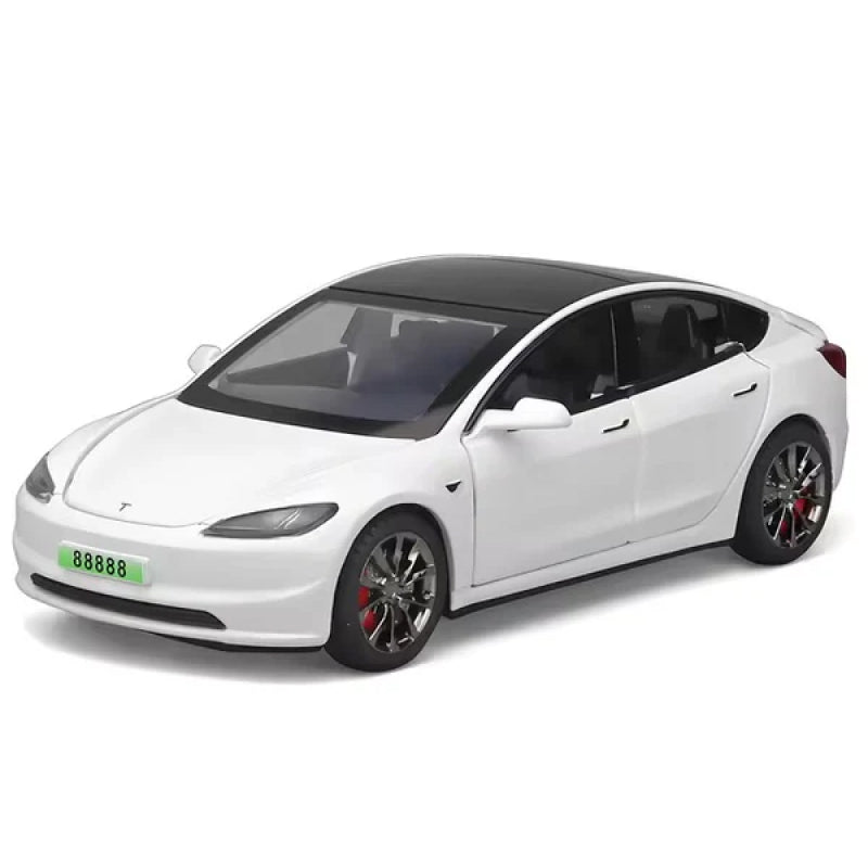 Tesla Model 3 2024 Highland Spielzeug Dekoration Modell Auto im 1 32 Massstab aus Aluminium bei EV Motion Shop