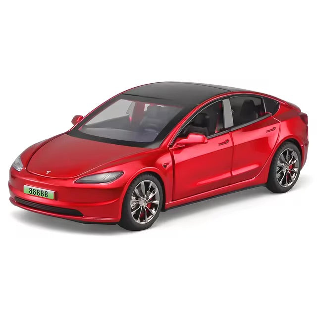 Tesla Model 3 2024 Highland Spielzeug Dekoration Modell Auto im 1 32 Maßstab aus Aluminium bei EV Motion Shop