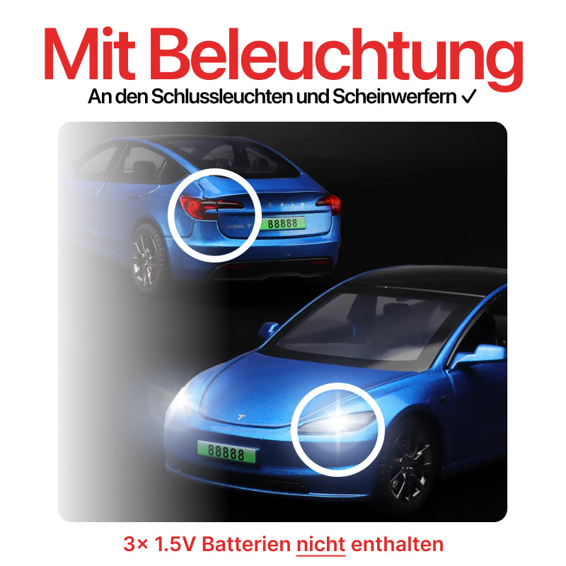 Tesla Model 3 2024 Highland Spielzeug Dekoration Modell Auto im 1 32 Maßstab aus Aluminium bei EV Motion Shop