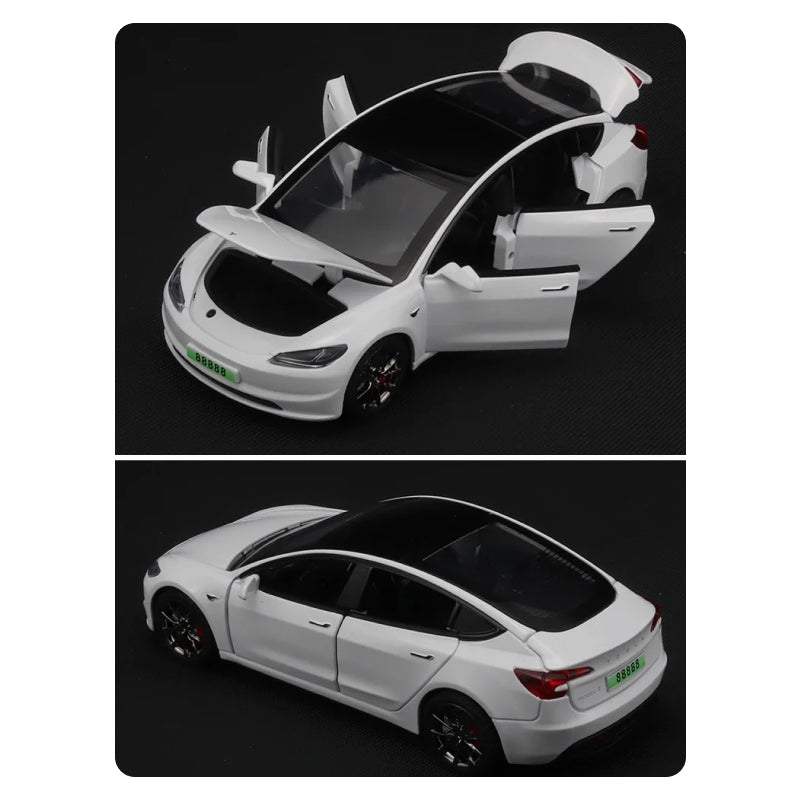 Tesla Model 3 2024 Highland Spielzeug Dekoration Modell Auto im 1 32 Maßstab aus Aluminium bei EV Motion Shop