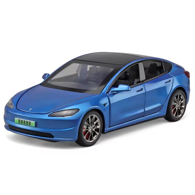 Tesla Model 3 2024 Highland Spielzeug Dekoration Modell Auto im 1 32 Maßstab aus Aluminium bei EV Motion Shop