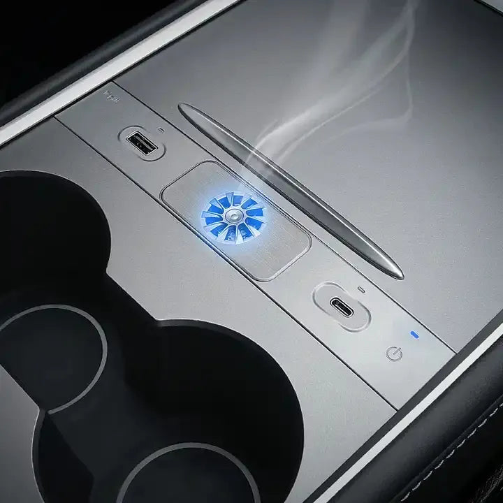 EV Motion USB Hub Duft Diffusor Einsatz für Mittelkonsole für Tesla Model 3 / Y
