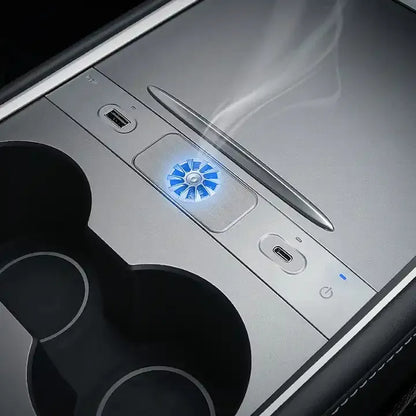 EV Motion USB Hub Duft Diffusor Einsatz für Mittelkonsole für Tesla Model 3 / Y