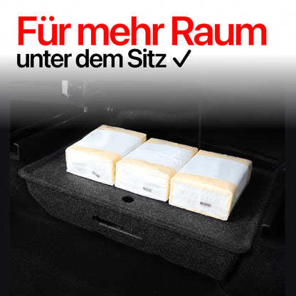 EV Motion Unter Sitz Ablage Organizer Fach (2er Set) aus Filz Stoff für Tesla Model Y