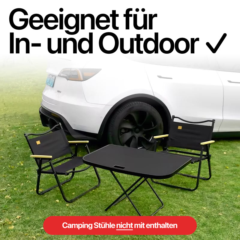 EV Motion Versteckter Faltbarer Camping Tisch für Tesla Model 3 / Y / Highland