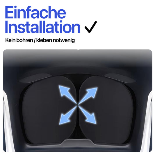 EV Motion Windschutzscheiben Seitenfenster Sonnenschutz Sichtschutz für Tesla Model 3 / Y