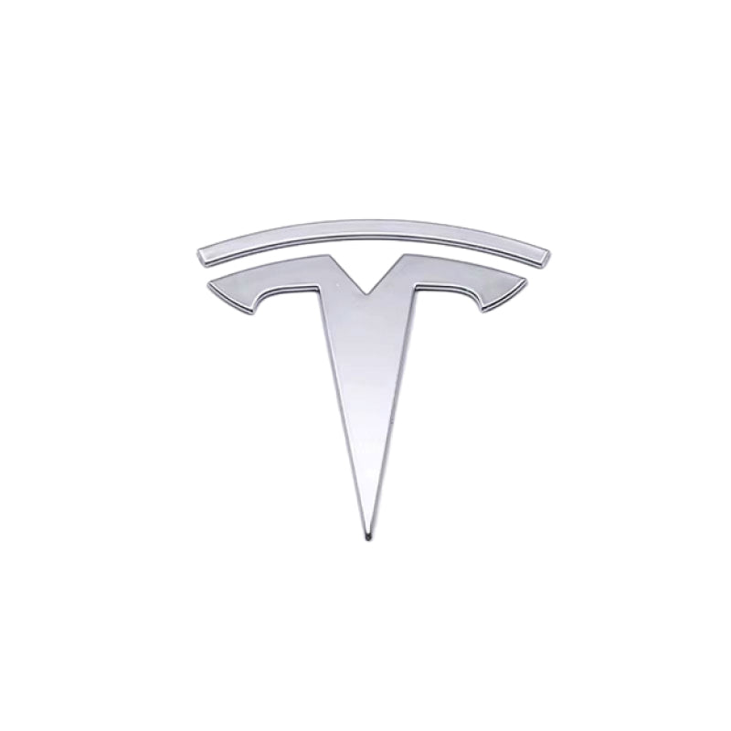 Logo Badge Emblem für Front Heck und Lenkrad in Schwarz / Rot / Silber (3er Set) für Tesla Model 3 / Y bei EV Motion Shop