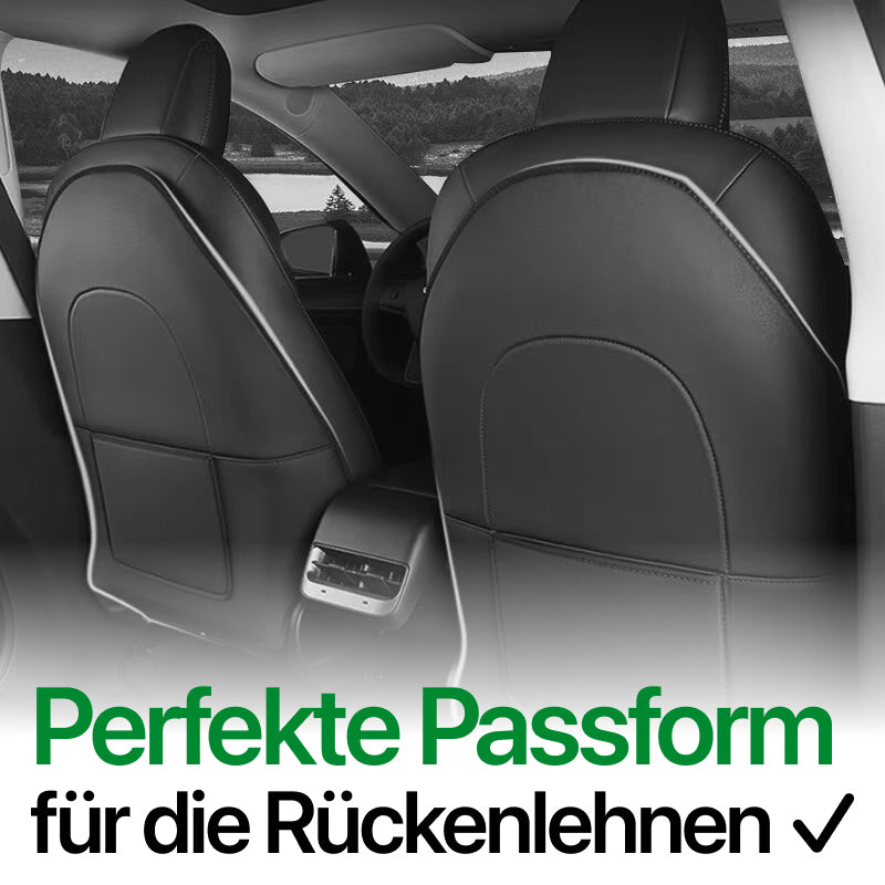 Sitzlehnen Anti-Kick Schutz (2er Set) für Tesla Model 3 / Y / Highland bei EV Motion Shop