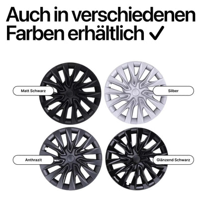 18" Zoll Radkappen (4er Set) im Nova Design für Tesla Model 3 (2024) Highland bei EV Motion Shop