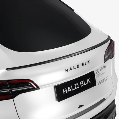 HALOBLK Carbon Heckspoiler Echte Kohlefaser Spoiler für Tesla Model 3 / Y bei EV Motion Shop