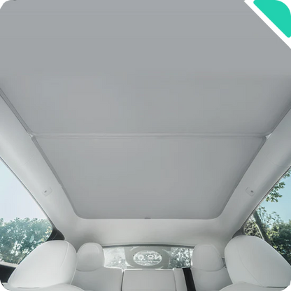 HALOBLK Panorama Glasdach-Sonnenblende für Tesla Model Y und (2024) Model 3 Highland bei EV Motion Shop