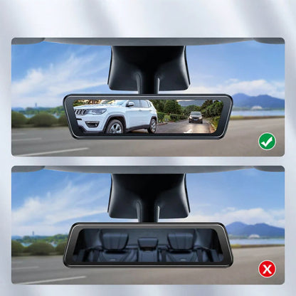Hansshow 8,2" Zoll Rückspiegel Zweikanal Dashcam Recorder für Tesla Model 3 / Y / Highland / Juniper bei EV Motion Shop 