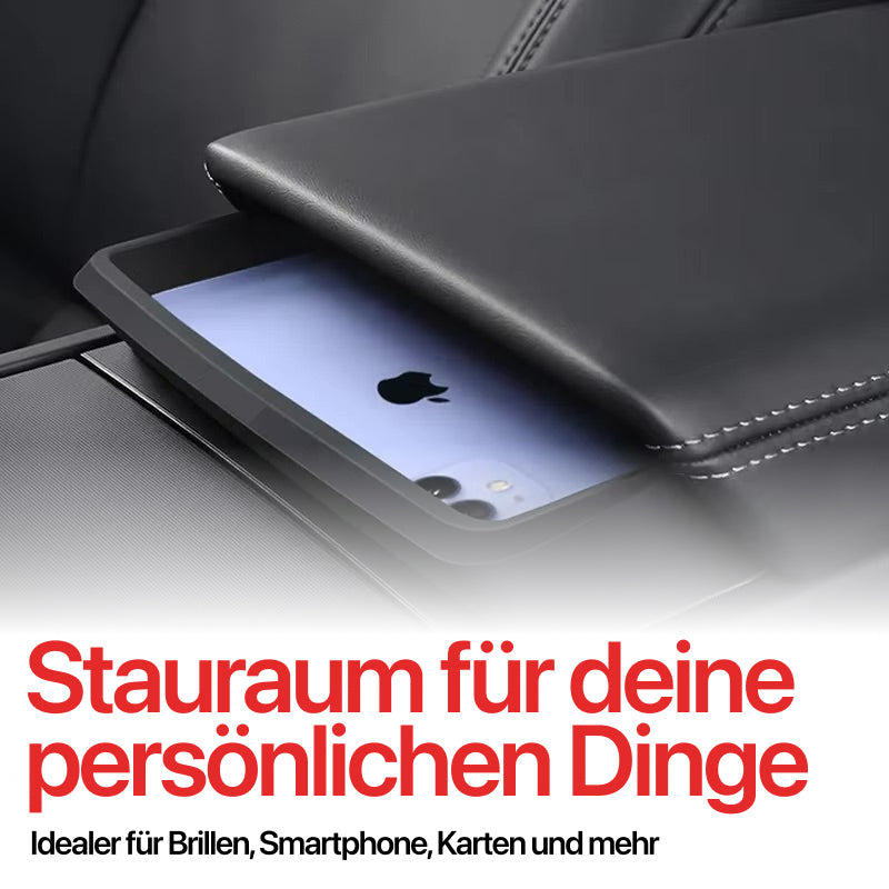 Mittelkonsolen Armlehne Aufbewahrungs Box aus Silikon für Tesla Model 3 (2024) Highland bei EV Motion Shop