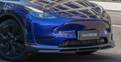 PAKTECHZ Frontlippe aus Carbon für Tesla Model Y bei EV Motion Shop