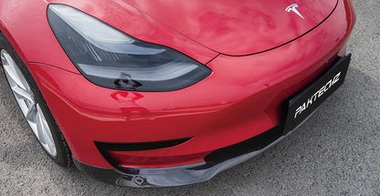 PAKTECHZ Frontspoiler aus Carbon für Tesla Model 3 bei EV Motion Shop
