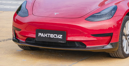 PAKTECHZ Frontspoiler aus Carbon für Tesla Model 3 bei EV Motion Shop