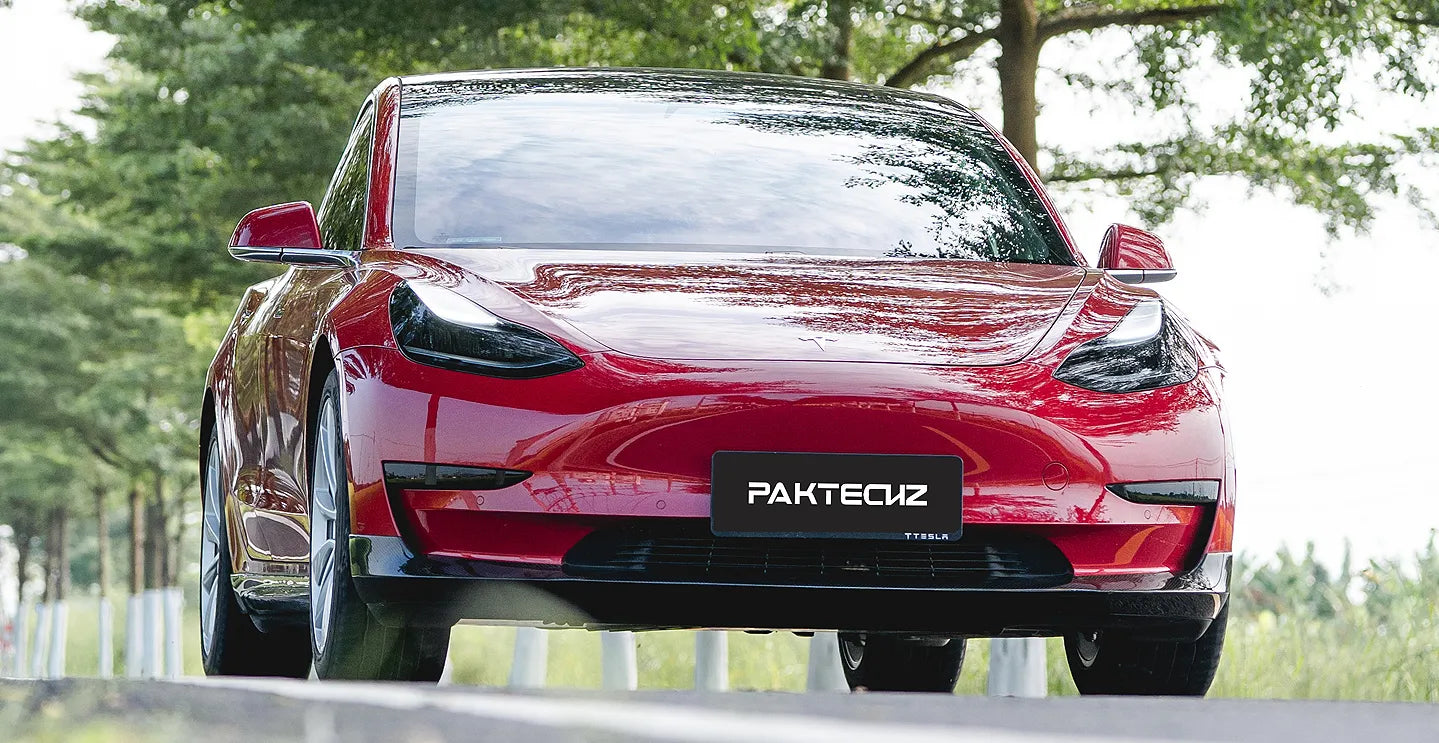 PAKTECHZ Frontspoiler aus Carbon für Tesla Model 3 bei EV Motion Shop