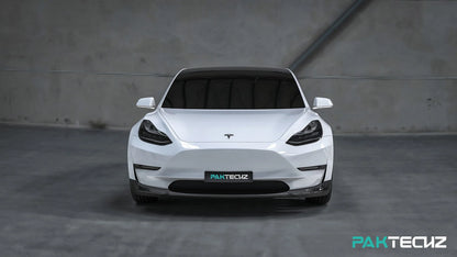 PAKTECHZ Frontspoiler aus Carbon für Tesla Model 3 bei EV Motion Shop