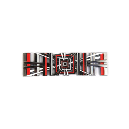 Plaid Performance Ludicrious Badge Logo Sticker Schwarz für Tesla Model S / 3 / X / Y bei EV Motion Shop