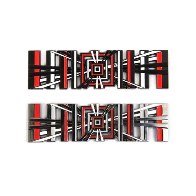 Plaid Performance Ludicrious Badge Logo Sticker Schwarz für Tesla Model S / 3 / X / Y bei EV Motion Shop
