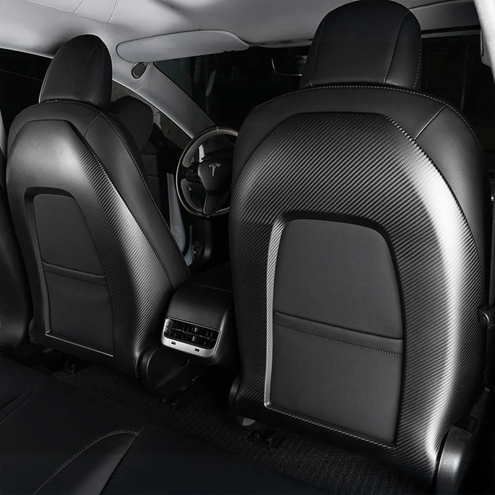 Yeslak Premium Carbon Sitzrücken Cover bei EV Motion Shop