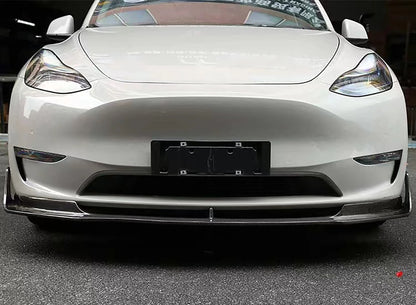 Yeslak V-Type Carbon Fiber Aero Front Lip – Tesla Model Y (Pre-Facelift) bei EV Motion Shop