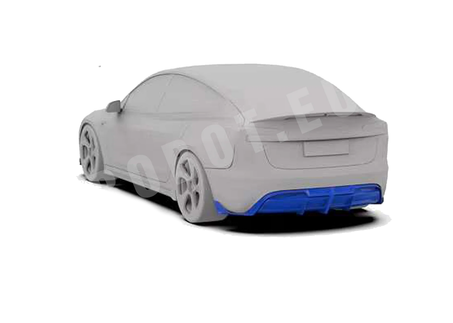 Robot "Hacker" Heck Diffuser – Tesla Model 3 Highland bei EV Motion Shop