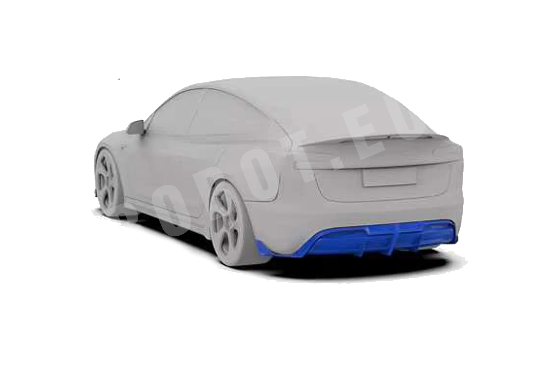 Robot "Hacker" Heck Diffuser – Tesla Model 3 Highland bei EV Motion Shop