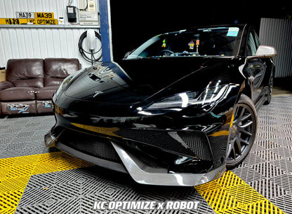 Robot "HACKER" Front Bumper & Front Lippe – Tesla Model 3 Highland bei EV Motion Shop