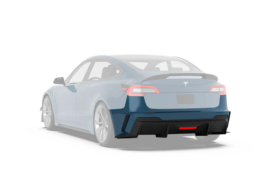 Robot "HACKER" Heckstossstange und Diffusor für Tesla Model 3 bei EV Motion Shop