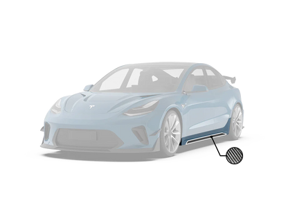 Robot "HACKER" Seitenschweller für Tesla Model 3