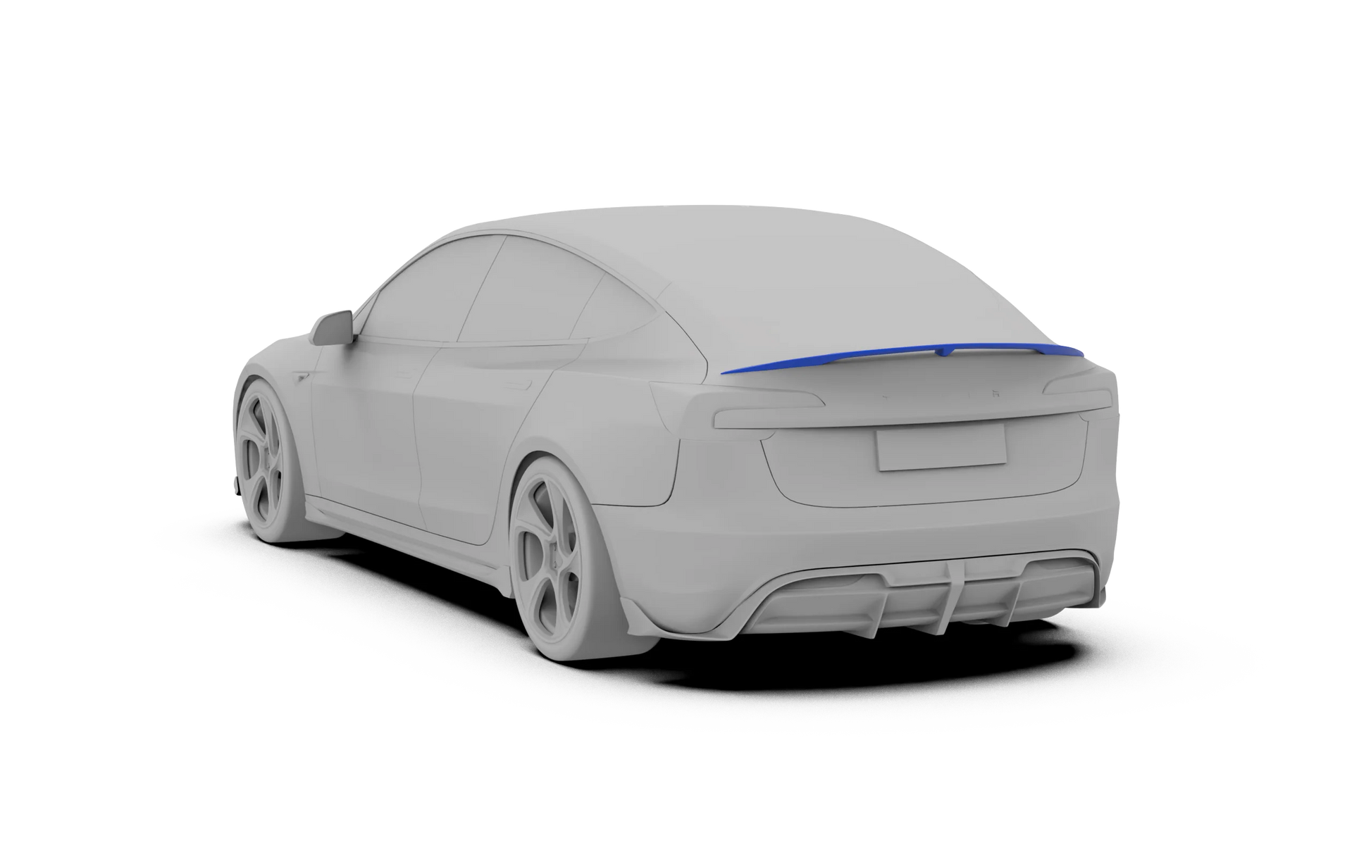 Robot "Hacker" Spoiler Optionen - Tesla Model 3 Highland bei EV Motion Shop