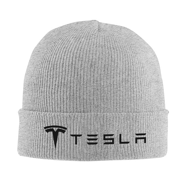 EV Motion Tesla Logo Unisex Beanie Wollmütze Multicolor bei EV Motion Shop