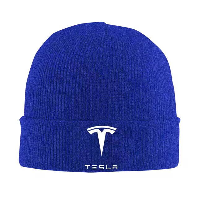 EV Motion Tesla Logo Unisex Beanie Wollmütze Multicolor bei EV Motion Shop