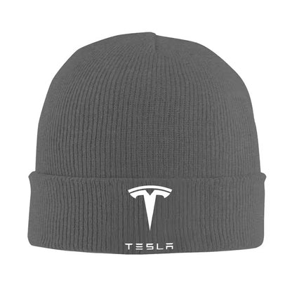 EV Motion Tesla Logo Unisex Beanie Wollmütze Multicolor bei EV Motion Shop