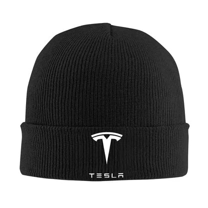 EV Motion Tesla Logo Unisex Beanie Wollmütze Multicolor bei EV Motion Shop