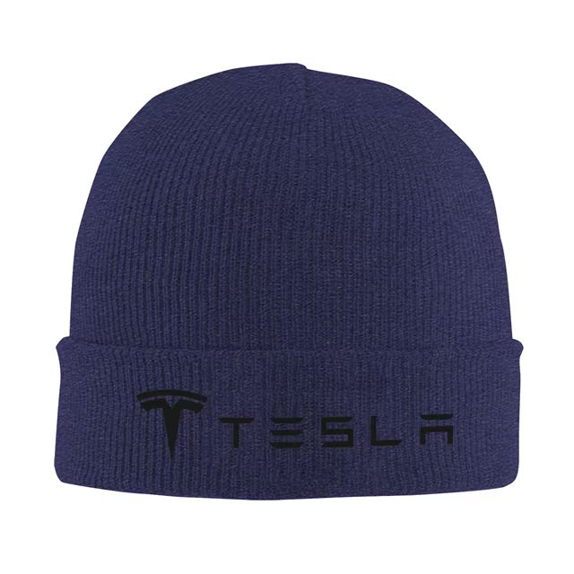 EV Motion Tesla Logo Unisex Beanie Wollmütze Multicolor bei EV Motion Shop