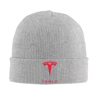 EV Motion Tesla Logo Unisex Beanie Wollmütze Multicolor bei EV Motion Shop