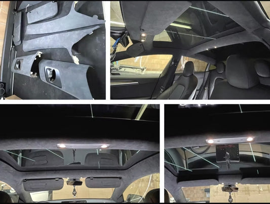 Scheffler Performance Original Alcantara® Dachhimmel Headliner Upgrade – Tesla Model S / 3 / X / Y in Zürich, Schweiz