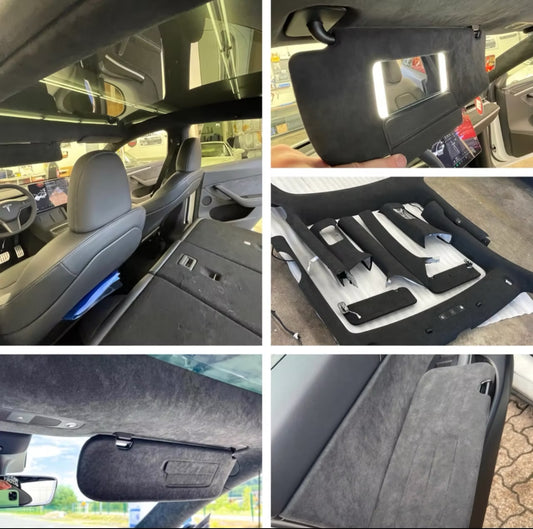 Scheffler Performance Original Alcantara® Dachhimmel Headliner Upgrade – Tesla Model S / 3 / X / Y in Zürich, Schweiz