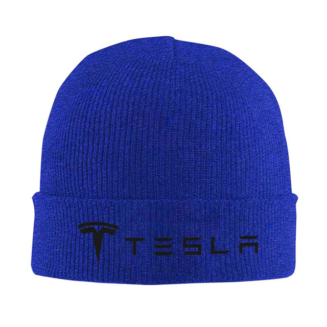 EV Motion Tesla Logo Unisex Beanie Wollmütze Multicolor bei EV Motion Shop