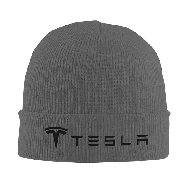 EV Motion Tesla Logo Unisex Beanie Wollmütze Multicolor bei EV Motion Shop