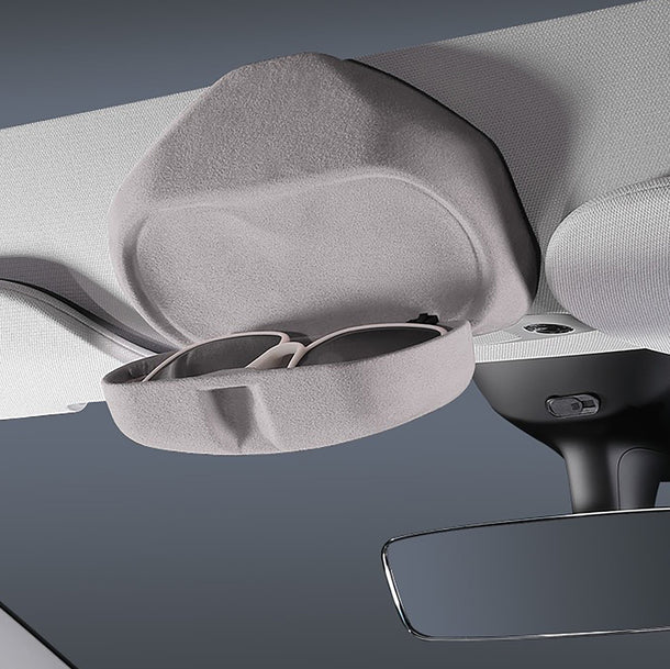 Yeslak Alcantara Sonnenbrillenhalter – Tesla Model 3 / Y bei EV Motion Shop