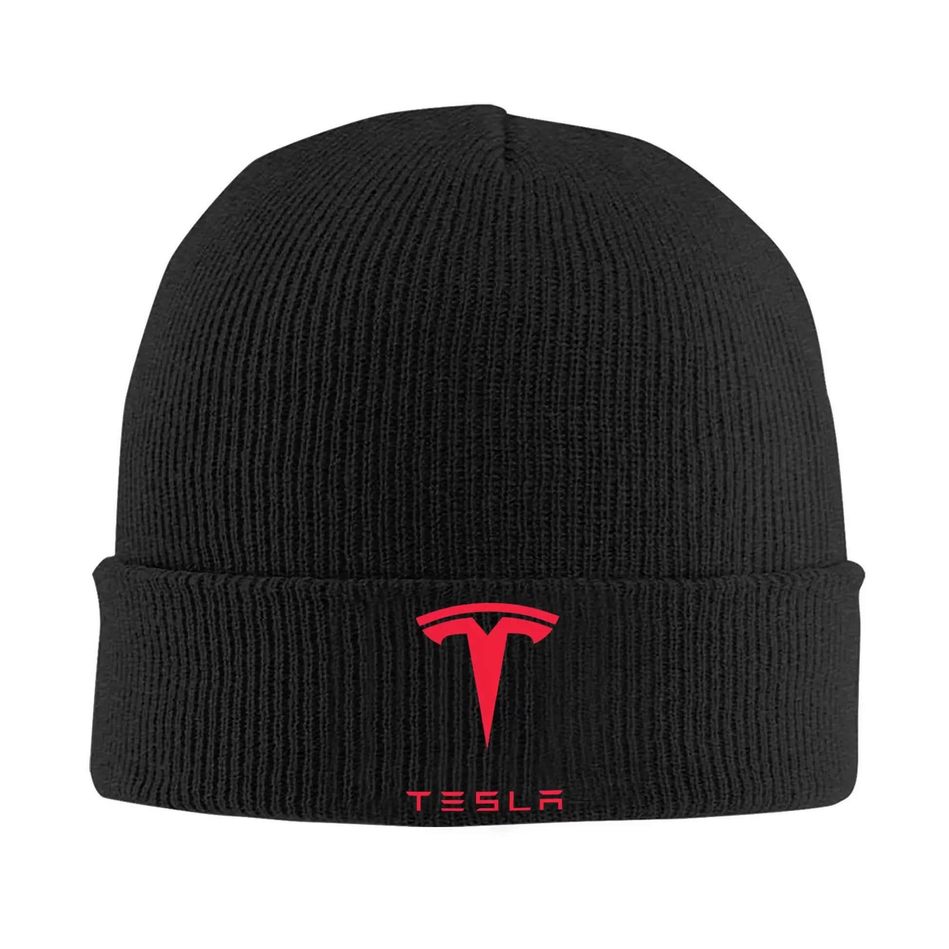 EV Motion Tesla Logo Unisex Beanie Wollmütze Multicolor bei EV Motion Shop