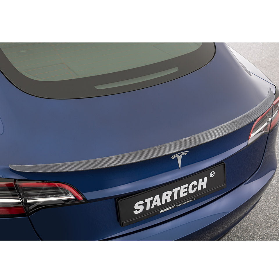 STARTECH Carbon Heckspoiler für Tesla Model 3 bei EV Motion Shop