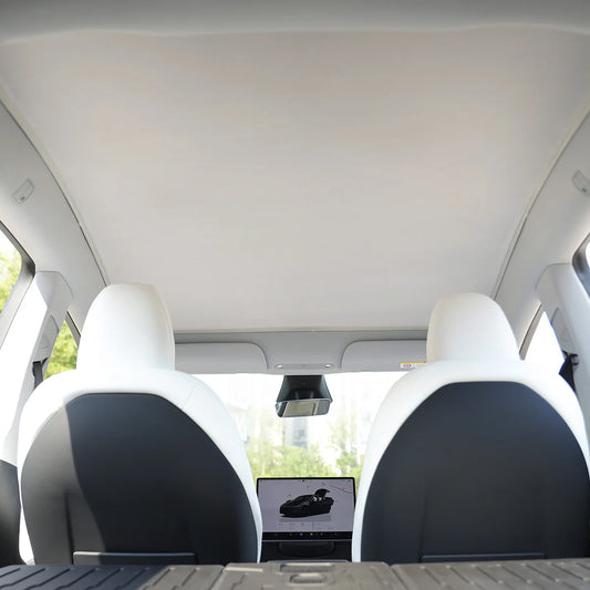 TPARTS Ice Velvet Static Panorama Glasdach Sonnenschutz – Tesla Model Y Juniper bei EV Motion Shop