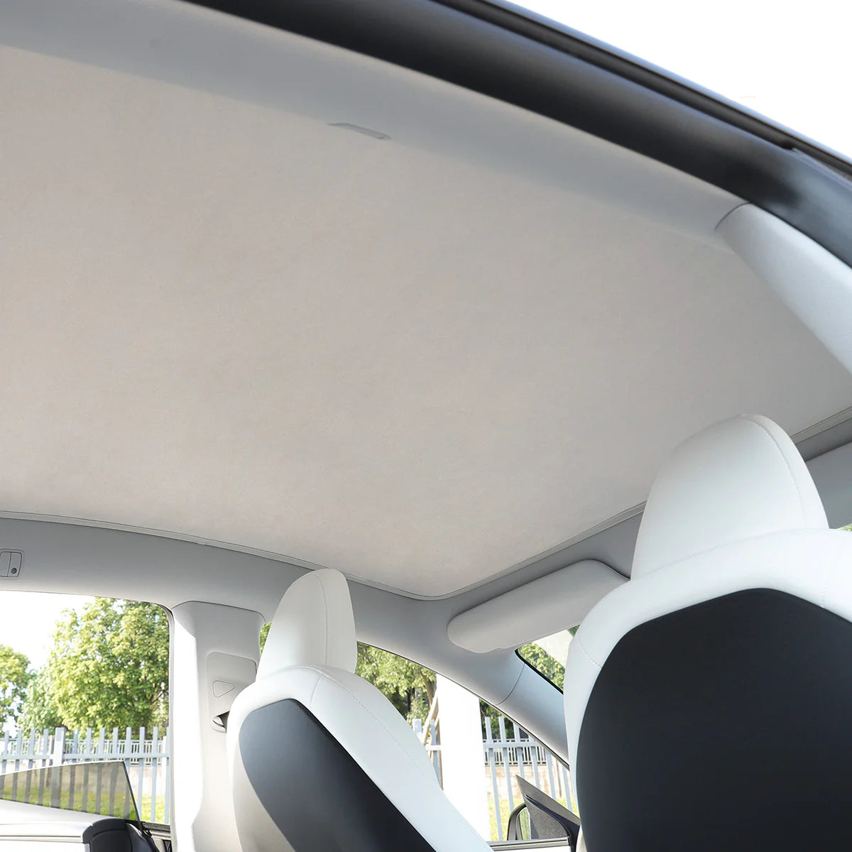 TPARTS Ice Velvet Static Panorama Glasdach Sonnenschutz – Tesla Model Y Juniper bei EV Motion Shop